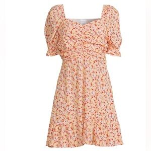 Floral Puff Sleeve Dress